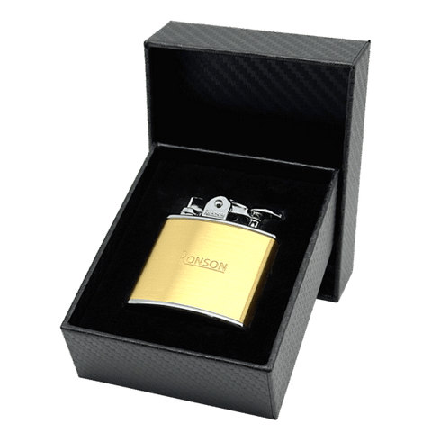 Vžigalnik Ronson 102002 plinski Jet Flame Nostalgia, Gold Satin