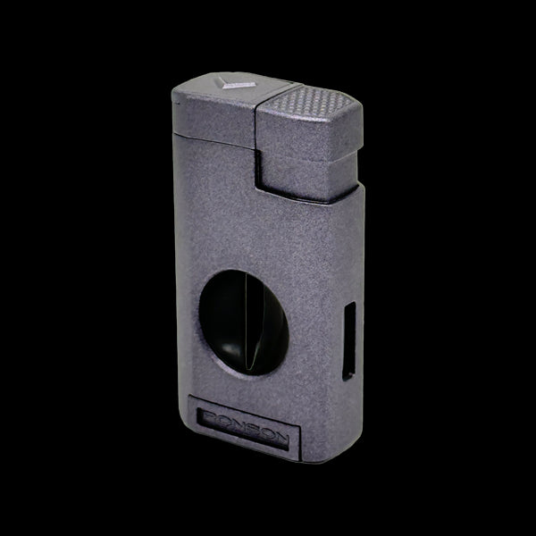 Vžigalnik Ronson 118002 za cigare plinski Jet Flame Thunder, Grey