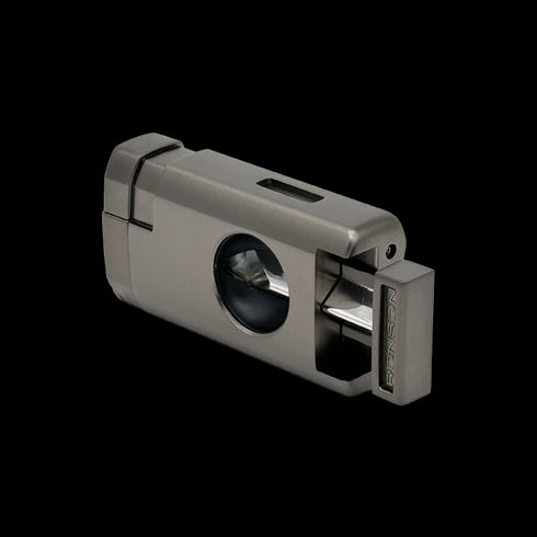 Vžigalnik Ronson 118003 za cigare plinski Jet Flame Thunder, Gun Metal