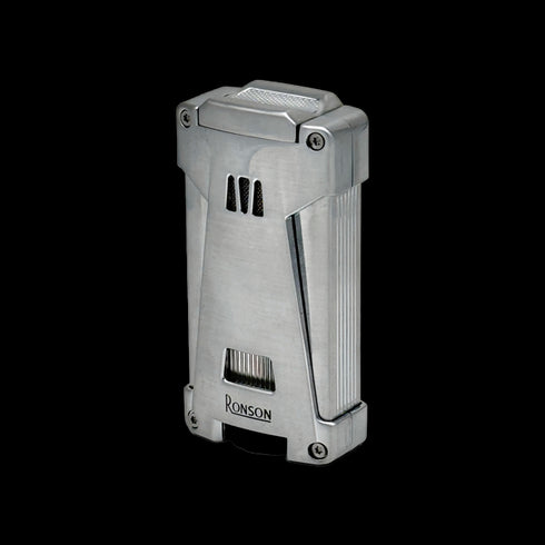 Vžigalnik Ronson 119001 za cigare plinski Jet Flame Hurricane, Chrome Satin