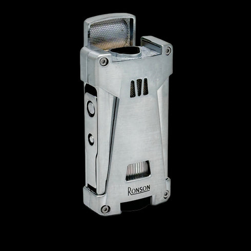 Vžigalnik Ronson 119001 za cigare plinski Jet Flame Hurricane, Chrome Satin