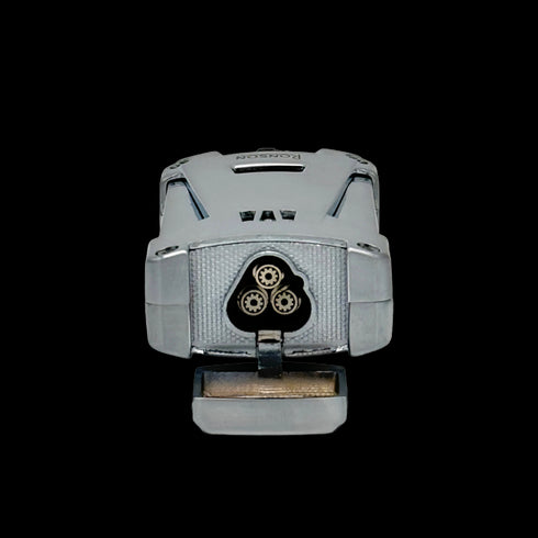 Vžigalnik Ronson 119001 za cigare plinski Jet Flame Hurricane, Chrome Satin