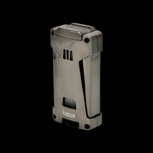 Vžigalnik Ronson 119002 za cigare plinski Jet Flame Hurricane, Gun Metal