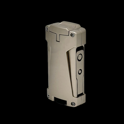 Vžigalnik Ronson 119003 za cigare plinski Jet Flame Hurricane, Grey Satin