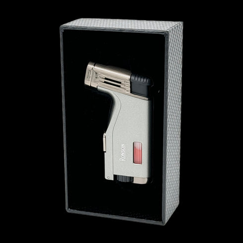 Gorilnik Ronson 120002 plinski Jet Flame Breeze, Grey