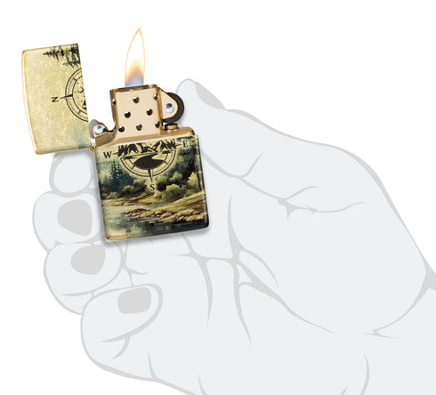 Zippo 46821 vžigalnik Compas Adventure