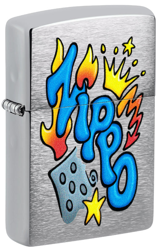 Zippo 46809 vžigalnik Zippo Graffiti, Brushed Chrome