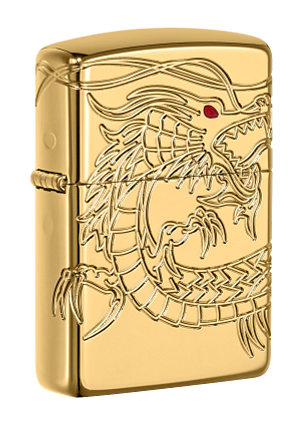 Zippo vžigalnik 29265 Golden Asian Dragon Armor®