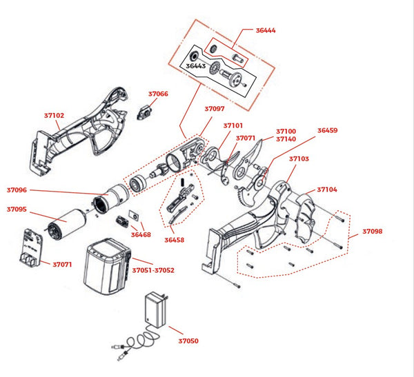 Ausonia 37100 Rezilo rezervno za Diana 35 (31817)
