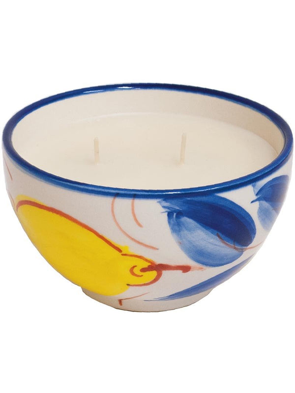 Roura 340306.085 Sveča Citronela v keramiki - Sadje 75x135 mm 35h