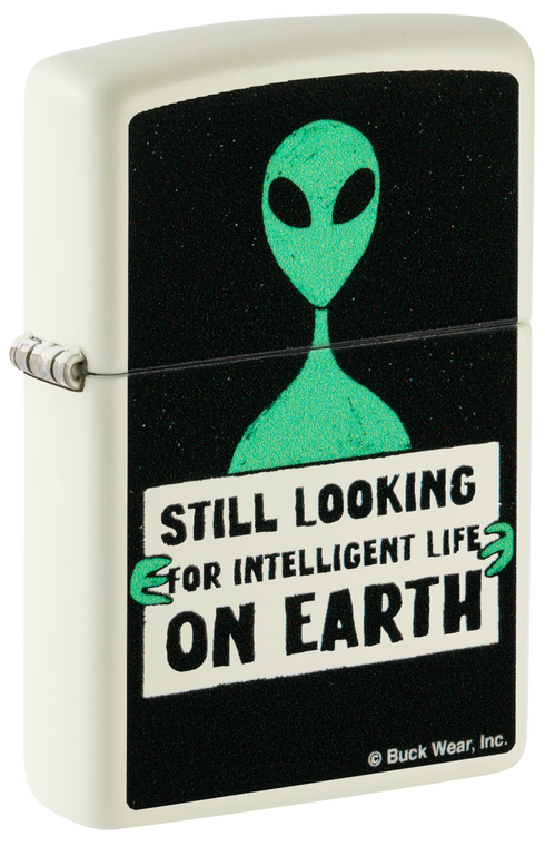 Zippo vžigalnik 46092 Alien Glow in the Dark by Buck Wear