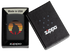 Zippo 46168 vžigalnik Zippo Retro Logo, Black Matte