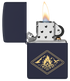 Zippo 46174 vžigalnik Campfire, Navy Matte