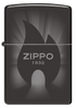 Zippo 46175 vžigalnik Campfire Zippo Fire Logo, High Polish Black