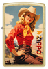 Zippo 46248 vžigalnik Cowgirl, Street Brass