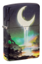Zippo 46259 vžigalnik Dripping Half-Moon, Glow in the Dark