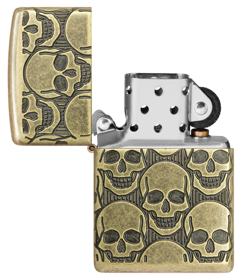 Zippo vžigalnik 46302 Skulls Armor