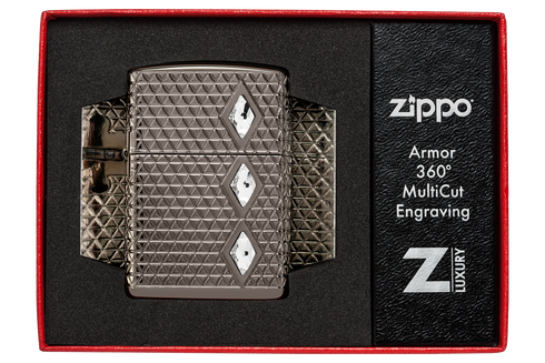 Zippo vžigalnik 46316 vžigalnik Armor Pattern Crystals