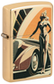 Zippo 60.007.258 vžigalnik Vintage Car & Woman