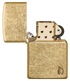 Zippo vžigalnik 46398 Armor Flame, Tumbled Brass