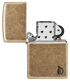 Zippo vžigalnik 46400 Armor Flame, Antique Brass