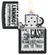 Zippo 46490 vžigalnik Music Johnny Cash