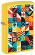 Zippo 46586 vžigalnik Geometric Pattern, Sunflower Matte