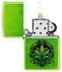 Zippo 60.007.389 vžigalnik Green MLeaf