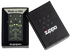 Zippo 46691 vžigalnik Alian Nostalgia Vintage Slim, Black Matte