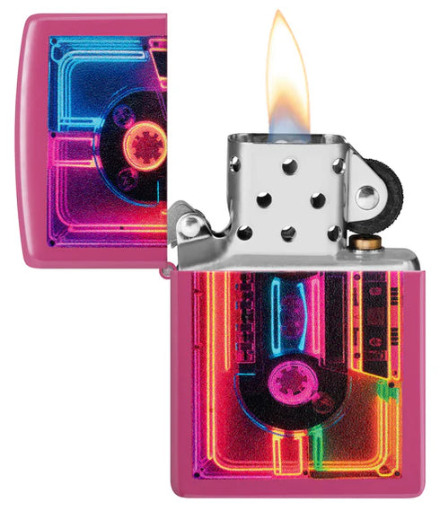 Zippo 46693 vžigalnik Nostalgia Tape, Frequency Matte