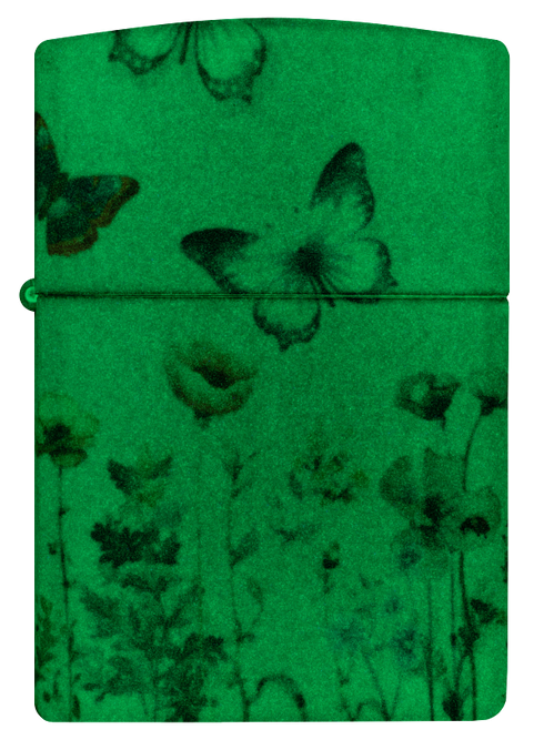 Zippo 46703 vžigalnik Flower Field & Butterflies, Glow in the Dark