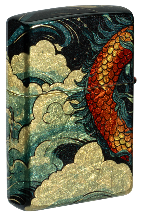 Zippo 46705 vžigalnik Asian Dragon, 540 Tumbled Brass