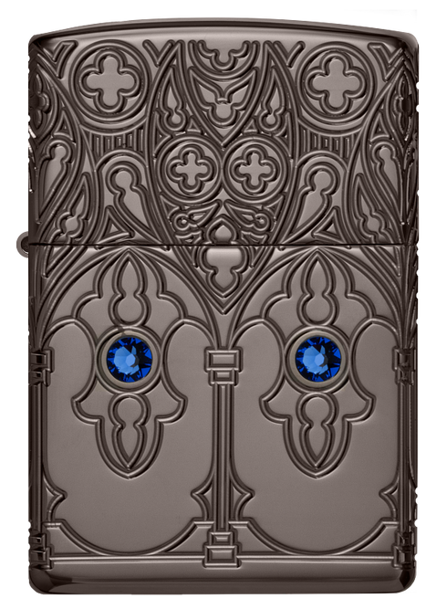 Zippo 46753 vžigalnik Spiritual Pattern Armor, Black Ice