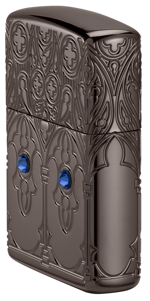 Zippo 46753 vžigalnik Spiritual Pattern Armor, Black Ice