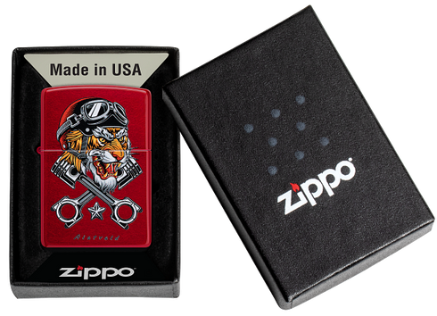 Zippo 46934 vžigalnik Biker Tiger by Rietveld