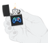 Zippo 60.007.657 vžigalnik Gaming Controller UV