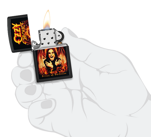 Zippo 47082 vžigalnik Ozzy Osbourne, Black Matte