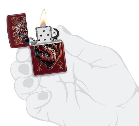 Zippo 47136 vžigalnik Asian Red Dragon