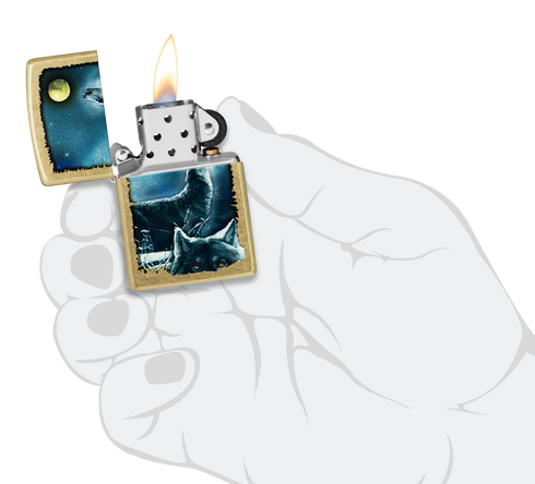Zippo 47189 vžigalnik Howling Wolf