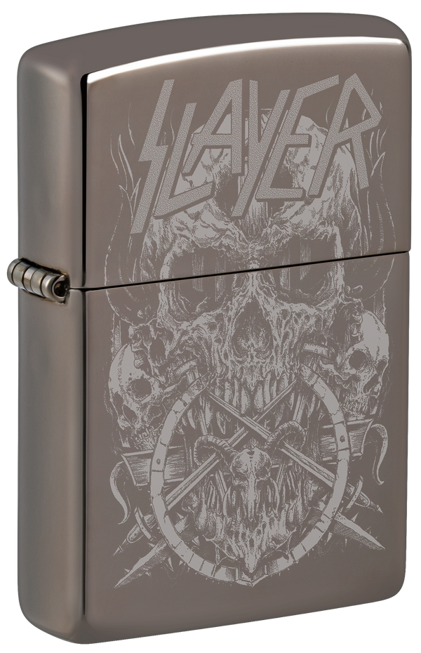 Zippo 47205 vžigalnik Slayer, Skull Logo