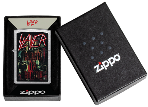 Zippo 47221 vžigalnik Slayer, Street Chrome