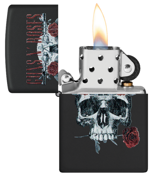 Zippo 47227 vžigalnik Guns'N'Roses, Black Matte