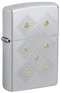 Zippo 47453 vžigalnik Poker Symbols, Satin Chrome