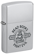 Zippo 47459 vžigalnik Read Books, Satin Chrome