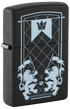 Zippo 47476 vžigalnik Coat of Arms, Black Matte