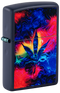 Zippo 47507 vžigalnik Tie Dye MLeaf, Navy Matte