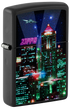 Zippo 48506 vžigalnik Cyber City, Black Matte