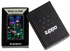 Zippo 48506 vžigalnik Cyber City, Black Matte