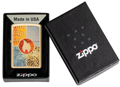 Zippo vžigalnik 48729 Elements of Earth