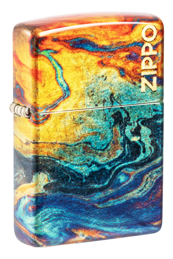 Zippo vžigalnik 48778 Colorful Tumbled Brass